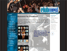 Tablet Screenshot of clubwesttv.com